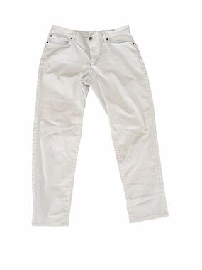 Eileen Fisher White Ankle Jeans 16
